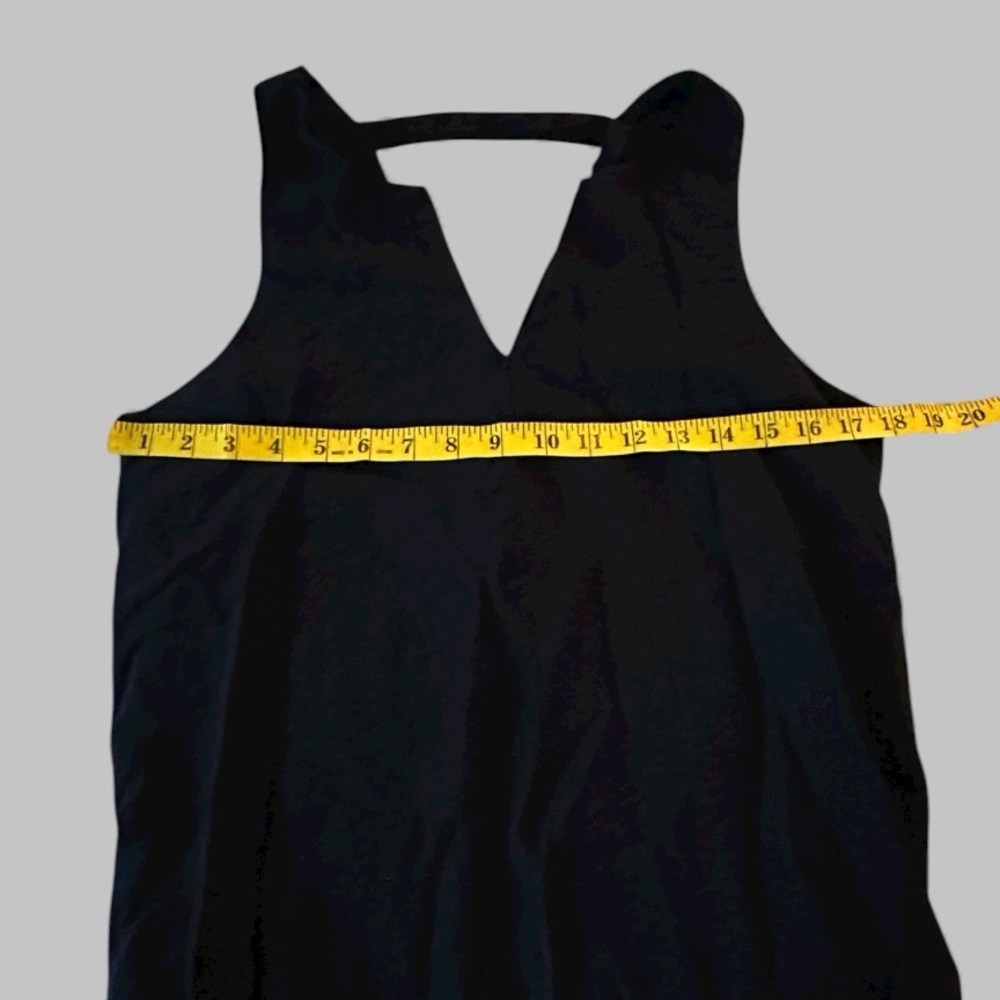 Banana Republic Black Sleeveless V-Cut Dress - Picture 3 of 5